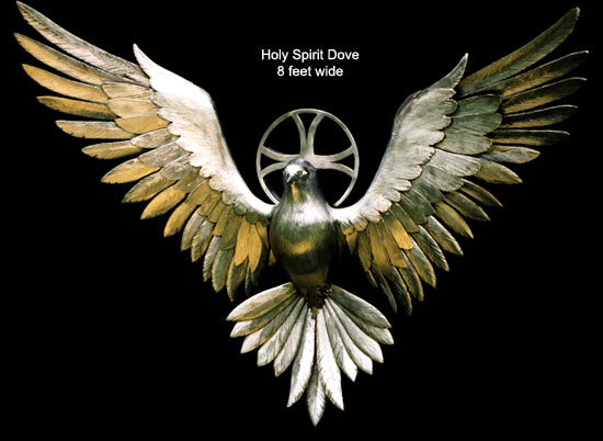 Holy Spirit Dove, 4 feet wide